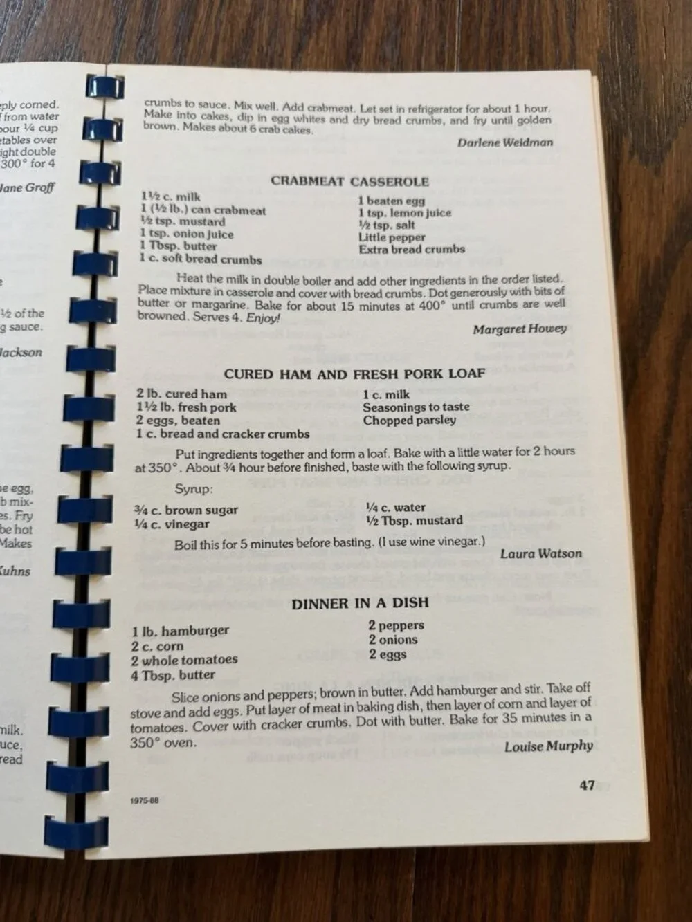Country Cookbook Bart‎ Township Fire Company Bart, Pennsylvania 1988